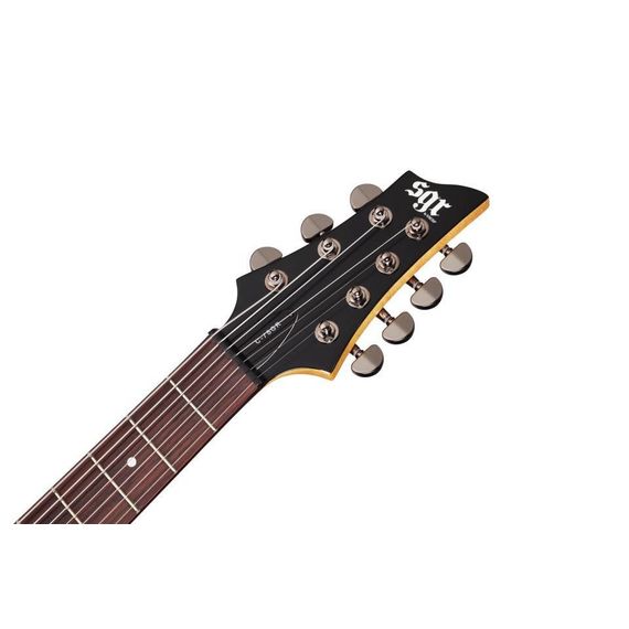 SCHECTER SGR C-7 Гитара электрическая 7 струн Black (Gloss Black), изображение 4