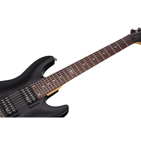 SCHECTER SGR C-7 Гитара электрическая 7 струн Black (Gloss Black), изображение 5