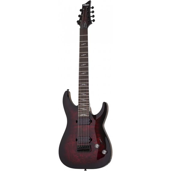 SCHECTER OMEN ELITE-7 Гитара электрическая 7 струн Black Cherry Burst