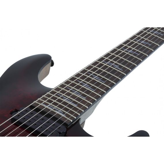 SCHECTER OMEN ELITE-7 Гитара электрическая 7 струн Black Cherry Burst, изображение 3