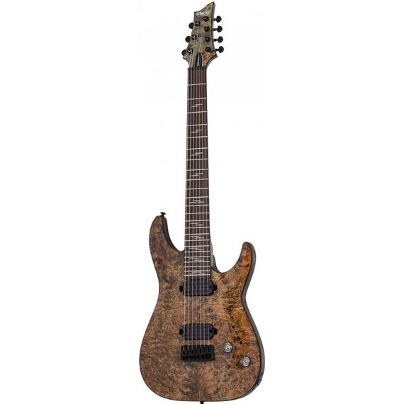 SCHECTER OMEN ELITE-7 Гитара электрическая 7 струн Charcoal