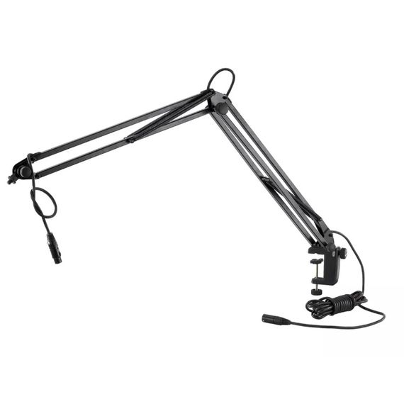 K&M 23850-321-55 микрофонная стойка/пантограф со струбциной и держателем для микрофона