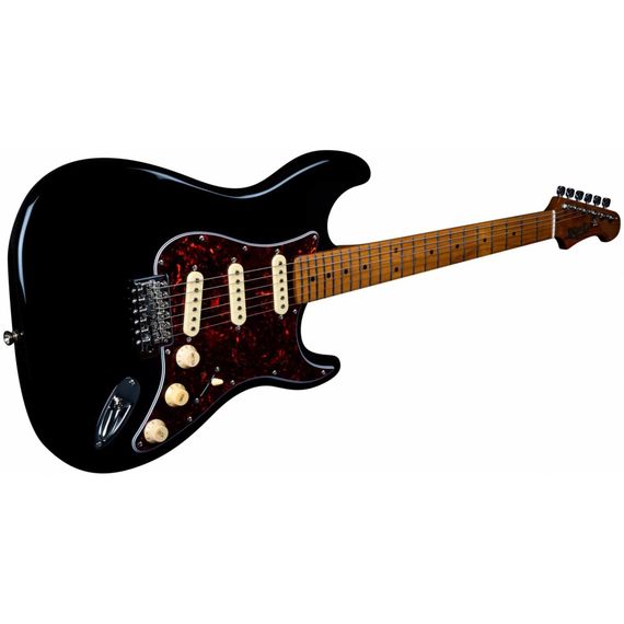 JET JS-300 BK электрогитара, Stratocaster, корпус тополь запеченный, 22 лада, SSS, tremolo, цвет BK, изображение 4 JET JS-300 BK электрогитара, Stratocaster, корпус тополь запеченный, 22 лада, SSS, tremolo, цвет BK, изображение 4
