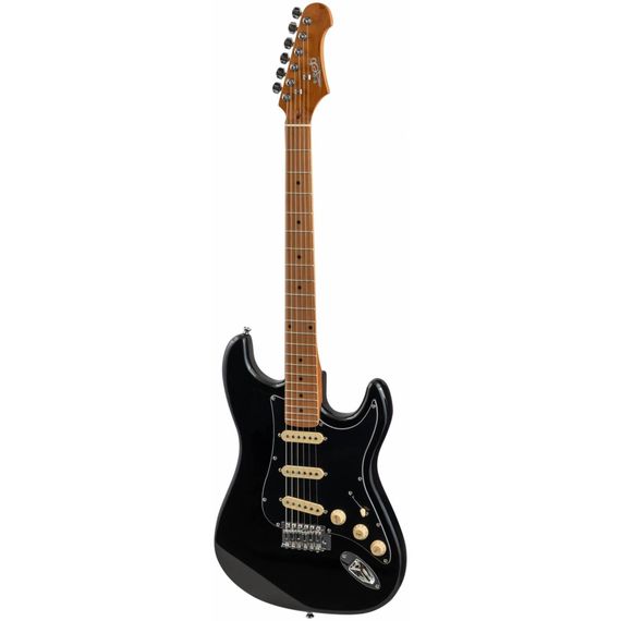 JET JS-200 BK электрогитара, Stratocaster, корпус тополь, 22 лада, SSS, tremolo, цвет BK, изображение 2 JET JS-200 BK электрогитара, Stratocaster, корпус тополь, 22 лада, SSS, tremolo, цвет BK, изображение 2