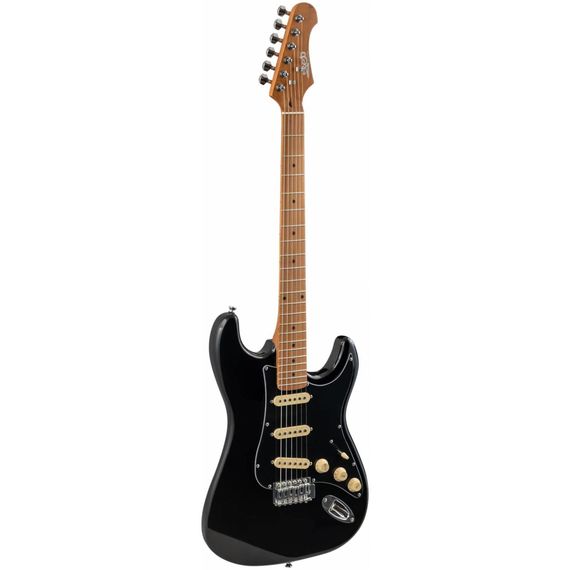JET JS-200 BK электрогитара, Stratocaster, корпус тополь, 22 лада, SSS, tremolo, цвет BK, изображение 3 JET JS-200 BK электрогитара, Stratocaster, корпус тополь, 22 лада, SSS, tremolo, цвет BK, изображение 3