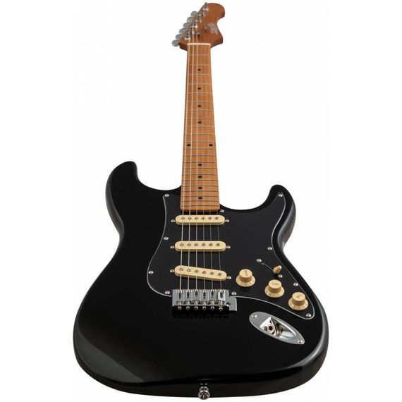 JET JS-200 BK электрогитара, Stratocaster, корпус тополь, 22 лада, SSS, tremolo, цвет BK, изображение 5 JET JS-200 BK электрогитара, Stratocaster, корпус тополь, 22 лада, SSS, tremolo, цвет BK, изображение 5