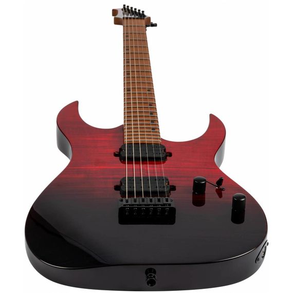 SPIRA S-450 TRD электрогитара, Superstrat, корпус тополь запеченный с топом клен волнистый, 24 лада,, изображение 8 SPIRA S-450 TRD электрогитара, Superstrat, корпус тополь запеченный с топом клен волнистый, 24 лада,, изображение 8