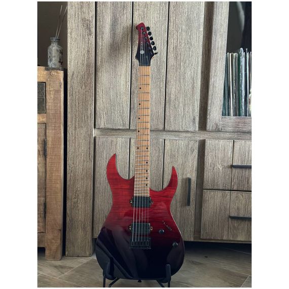 SPIRA S-450 TRD электрогитара, Superstrat, корпус тополь запеченный с топом клен волнистый, 24 лада,, изображение 4 SPIRA S-450 TRD электрогитара, Superstrat, корпус тополь запеченный с топом клен волнистый, 24 лада,, изображение 4