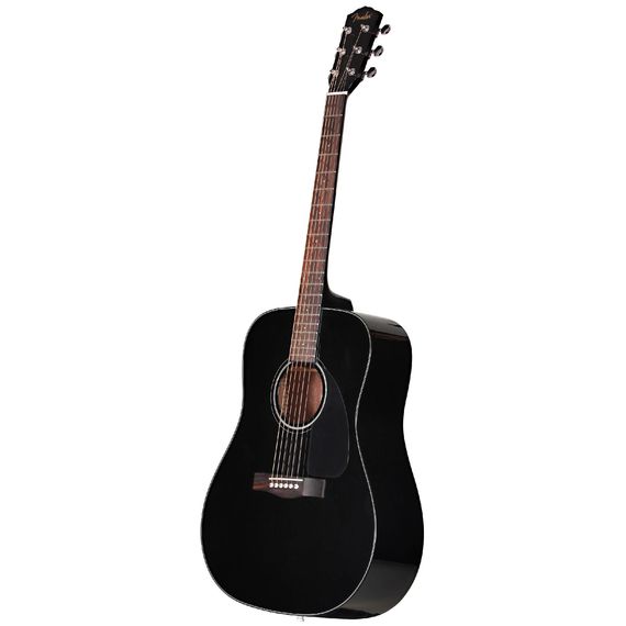 FENDER CD-60 Black акустическая гитара, форма корпуса дредноут, цвет черный, верхняя дека ель,, изображение 3 FENDER CD-60 Black акустическая гитара, форма корпуса дредноут, цвет черный, верхняя дека ель,, изображение 3