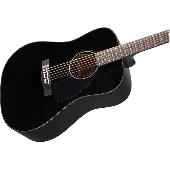 FENDER CD-60 Black акустическая гитара, форма корпуса дредноут, цвет черный, верхняя дека ель,, изображение 4 FENDER CD-60 Black акустическая гитара, форма корпуса дредноут, цвет черный, верхняя дека ель,, изображение 4