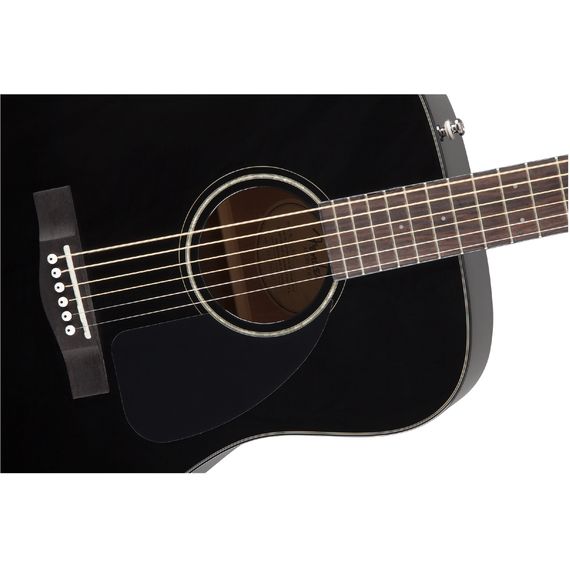 FENDER CD-60 Black акустическая гитара, форма корпуса дредноут, цвет черный, верхняя дека ель,, изображение 5 FENDER CD-60 Black акустическая гитара, форма корпуса дредноут, цвет черный, верхняя дека ель,, изображение 5
