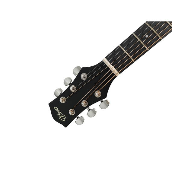 KLEVER KD-700S BK+EQ Гитара трансакустическая цельнодечная, изображение 3