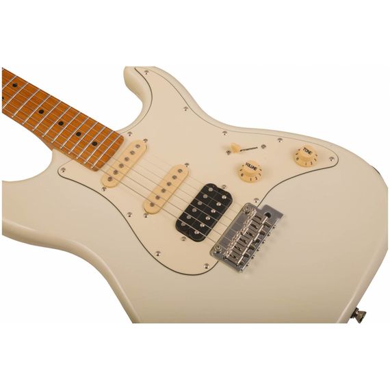 JET JS-400 OW электрогитара, Stratocaster, корпус тополь запеченный, 22 лада, HSS, tremolo, цвет WH, изображение 4