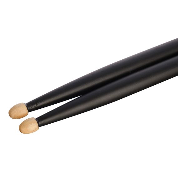 HUN Colored Series 5A BK Барабанные палочки, орех гикори, черн, изображение 2