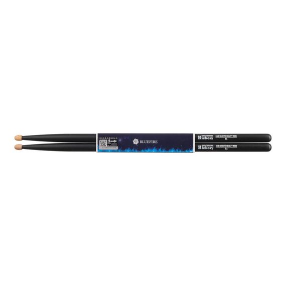 HUN Colored Series Bluefire 5A BLACK Барабанные палочки, орех гикори, черные