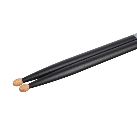 HUN Colored Series Bluefire 5A BLACK Барабанные палочки, орех гикори, черные, изображение 4
