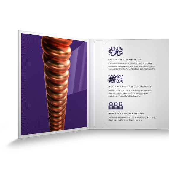 D'ADDARIO XSAPB1152 XS Комплект струн для акустической гитары, фосфорная бронза, 11-52, изображение 5