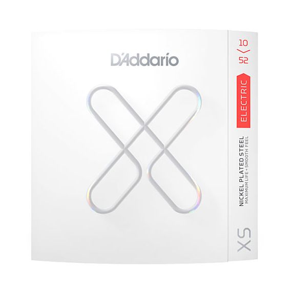 D'ADDARIO XSE1052 XS Nickel Комплект струн для электрогитары, никелированные, 10-52, с покрытием