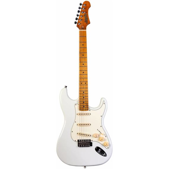 JET JS-300 OW электрогитара,Stratocaster, корпустополь запеченный,22 лада,SSS,tremolo,цветOlympic Wh