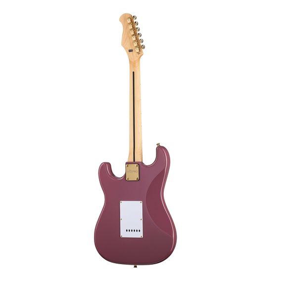 JUSTPRO ST10SE-MC02-CR Электрогитара, бордовая, изображение 2