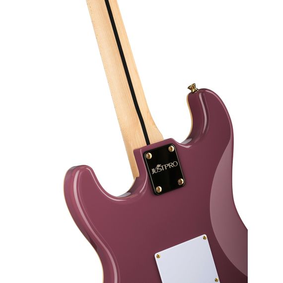 JUSTPRO ST10SE-MC02-CR Электрогитара, бордовая, изображение 5