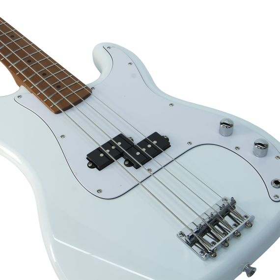 BOSSTONE BG-04 V.2 WH (2025) Бас гитара электрическая 4 струны цвет белый, изображение 5