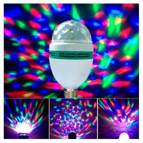 LAYU LC03RGB Эффект светодиодный, лампа декоративная  RGB  3Вт, E27, изображение 2