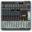 BEHRINGER XENYX QX1222USB-EU Пульт микшерный малошумящий премиум-класса (4 моновхода, 4 стереовхода, 1 AUX-шина), USB/аудио интерфейс, XENYX микрофонные предусилители и компрессоры, 3-х полосный "British" эквалайзер и 24-Bit Multi-FX процессор KLARK TEKNIK