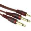 STOREMUSIC AP-2425/1,5 аудиокабель Mini Jack stereo - 2* 1/4 Jack mono 1.5 метра силикон