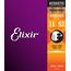 ELIXIR 16027 NANOWEB струны для акустической гитары, Phos Bronze Custom Light (011-015-022-032-042-052), ультра тонкое покрытие NanoWeb, фосфорная бронза