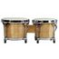 AP PERCUSSION CX-D120B-NL Бонго 6,5"*7,5", корпус махагон, мембрана кожа, обод 2мм, лаги 7 мм, фурнитура хром, цвет натуральный