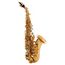JOHN PACKER JP043CG Саксофон сопрано Bb, золотой лак,высокие клапаны F# и G, фронтальный клапан F, итальянские кожаные подушки с резонаторами, пружины из вороненой стали.