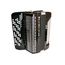 Romance874-IV-120/87-BK-IS Romance 874 Аккордеон кнопочный 87/120/IV/11/5, черный, с ремнями и чехлом, итальянские пластины, Weltmeister