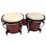 AP PERCUSSION CX-D121B-RW Бонго 6,5"*7,5", корпус махагон, мембрана кожа, обод 3мм, лаги 7 мм, фурни