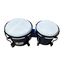 AP PERCUSSION CX-D122B-BJ Бонго 6,5"*7,5", корпус махагон, мембрана кожа, обод 3мм, лаги 7 мм, фурнитура хром/черный, цвет BJ
