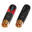 NEUTRIК NF2C-B/2 кабельный разъем RCA male (пара)