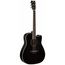 YAMAHA FGX820C BLACK Электроакустическая гитара, с трехполосным эквалайзером, качественной древесиной и защитным пикгардом