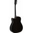 YAMAHA FGX820C BLACK Электроакустическая гитара, с трехполосным эквалайзером, качественной древесиной и защитным пикгардом