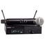 SHURE SLXD24E/SM58 H56 радиосистема цифровая с ручным микрофоном SM58, динамический кардиоидный, 470-638 МГц. Черный