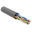 ITK LC1-C5E04-121 ITK Кабель связи витая пара U/UTP, кат.5E 4x2х24AWG solid, LSZH, метр, серый