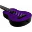 FLIGHT TUS-65 AMETHYST укулеле Travel, сопрано, верхняя дека липа, корпус пластик, цвет фиолетовый с эффектом шиммера. Чехол в комплекте