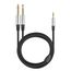 UGREEN AV126/1.5 Кабель готовый, JACK stereo 3.5mm - 2 x JACK mono 6.3mm, длина 1,5 метра