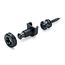 SCHALLER 14010401 (1446) Security Lock крепление для ремня с блокировкой для гитары (пара),  покрытие черный Хром, вес 22 гр