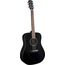 FENDER CD-60 DREADNOUGHT BLACK акустическая гитара, цвет черный, задняя дека и обечайка - нато, верх