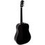 FENDER CD-60 DREADNOUGHT BLACK акустическая гитара, цвет черный, задняя дека и обечайка - нато, верх, изображение 2