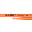KALEDIN Drumsticks 7KLHBOR5A 5A Барабанные палочки, граб, флуоресцентные оранжевые