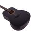 ROCKDALE Aurora D1 BK Акустическая гитара. Форма корпуса Dreadnought. Цвет полупрозрачный черный.