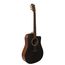ROCKDALE Aurora D3 C BK Satin Акустическая гитара. Форма корпуса Dreadnought с вырезом. Цвет черный.