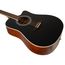 ROCKDALE Aurora D6 C BK Satin Акустическая гитара. Форма корпуса Dreadnought с вырезом. Цвет черный.