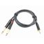 ZZcable E35-3,5-2J-0100-0 Кабель аудио 3.5-2х6.3мм, 1м